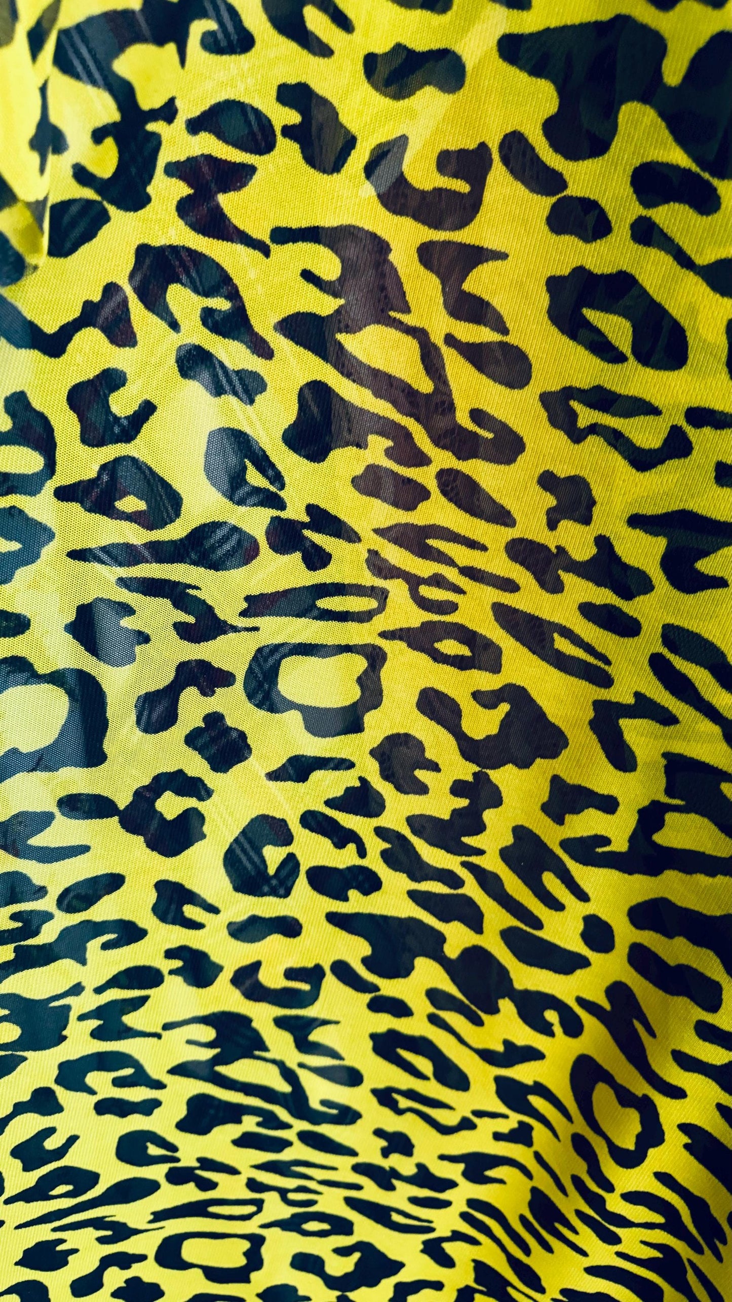 Exotic Leopard design Print on great quality of power mesh nylon spandex 4-way stretch 58/60” High quality fabrics by AlexLAFabrics