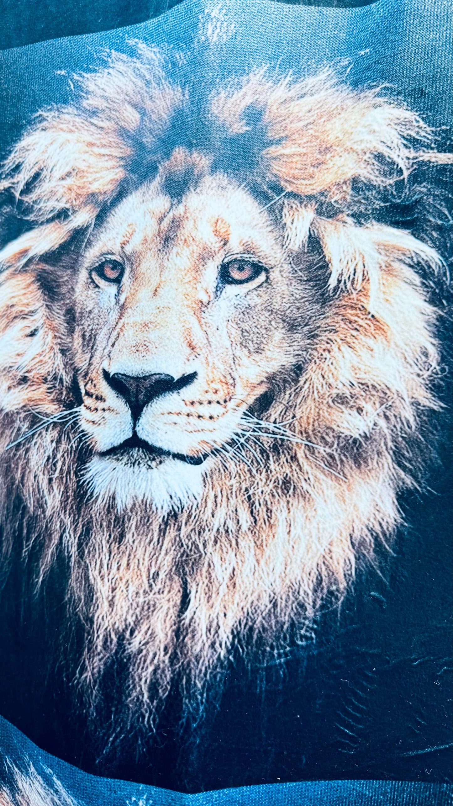 Exotic Lion King design print on best quality of stretch velvet 4-way stretch 58/60” High quality fabrics by AlexLAFabrics