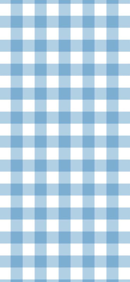 Gingham design size 1/2” Baby blue print on best quality of nylon spandex 4-way stretch 58/60” High quality fabrics by AlexLAFabrics