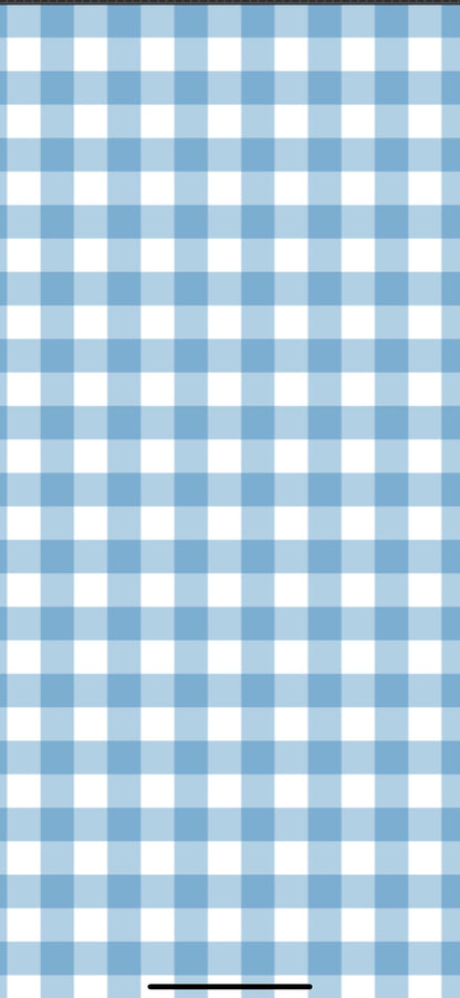 Gingham design size 1/2” Baby blue print on best quality of nylon spandex 4-way stretch 58/60” High quality fabrics by AlexLAFabrics