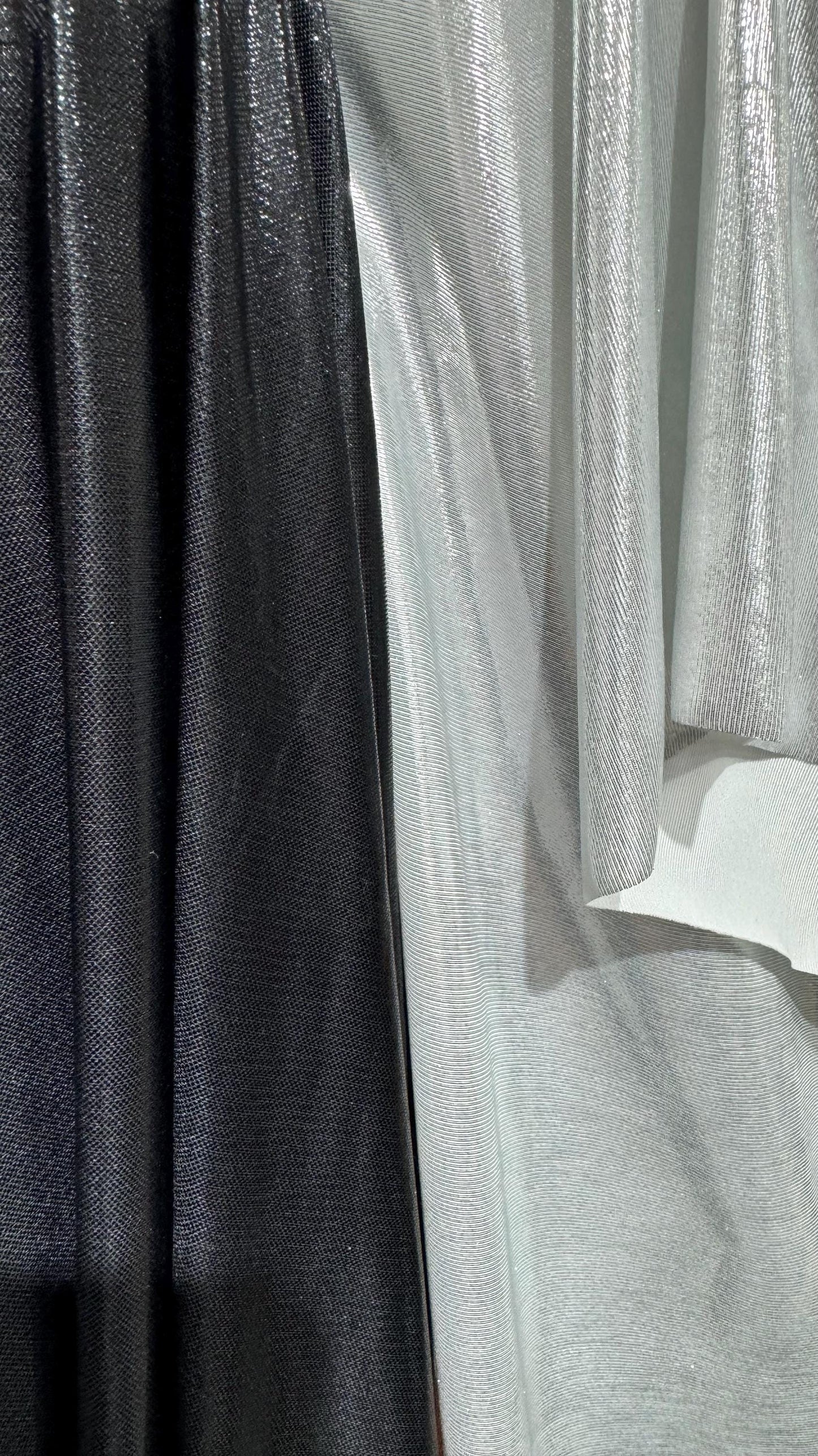 Luxury Super shiny poly spandex with foil 4-way stretch 58/60” High quality fabrics by AlexLAFabrics