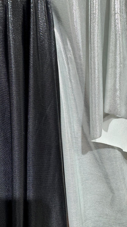 Luxury Super shiny poly spandex with foil 4-way stretch 58/60” High quality fabrics by AlexLAFabrics