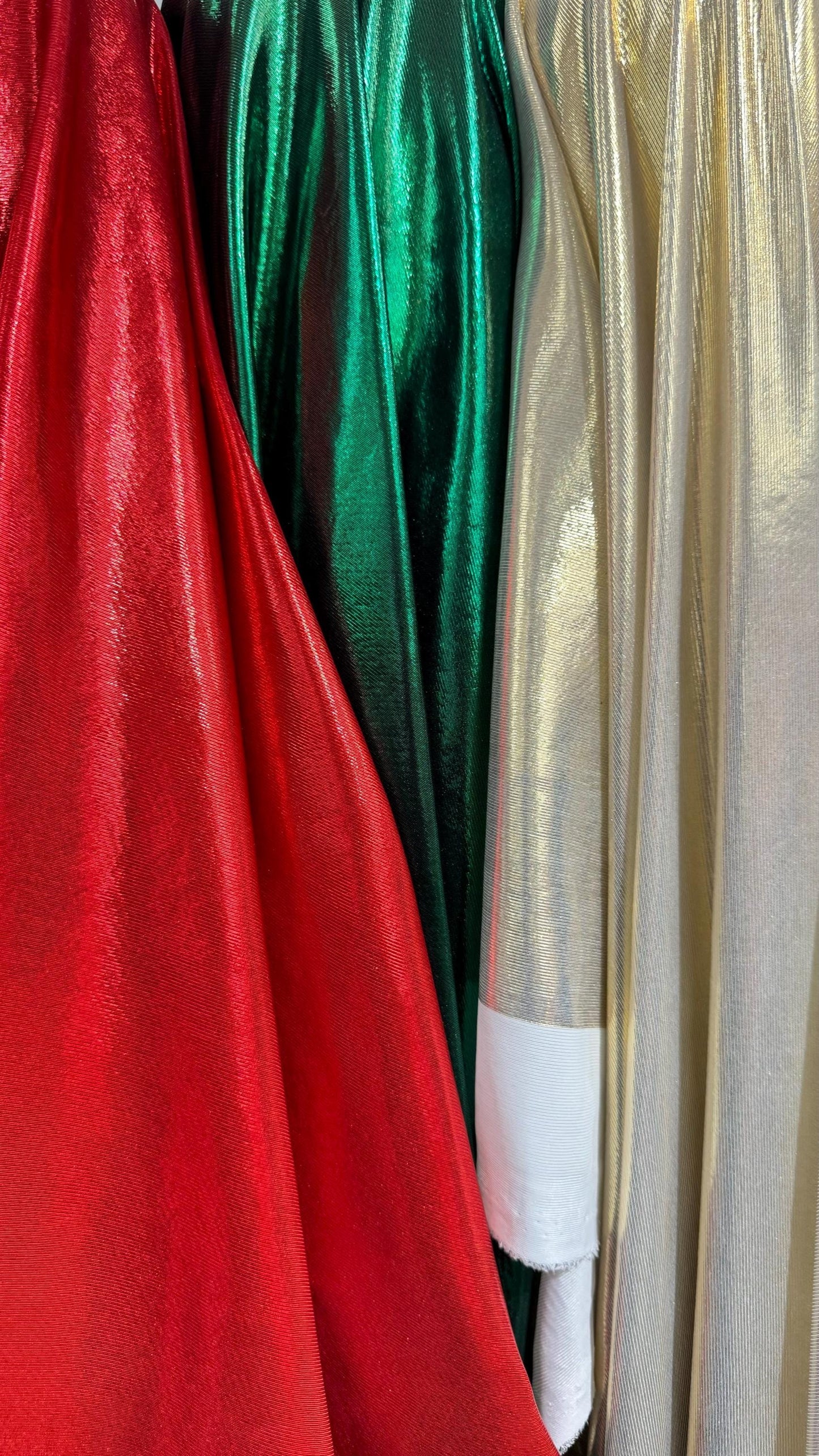 Luxury Super shiny poly spandex with foil 4-way stretch 58/60” High quality fabrics by AlexLAFabrics