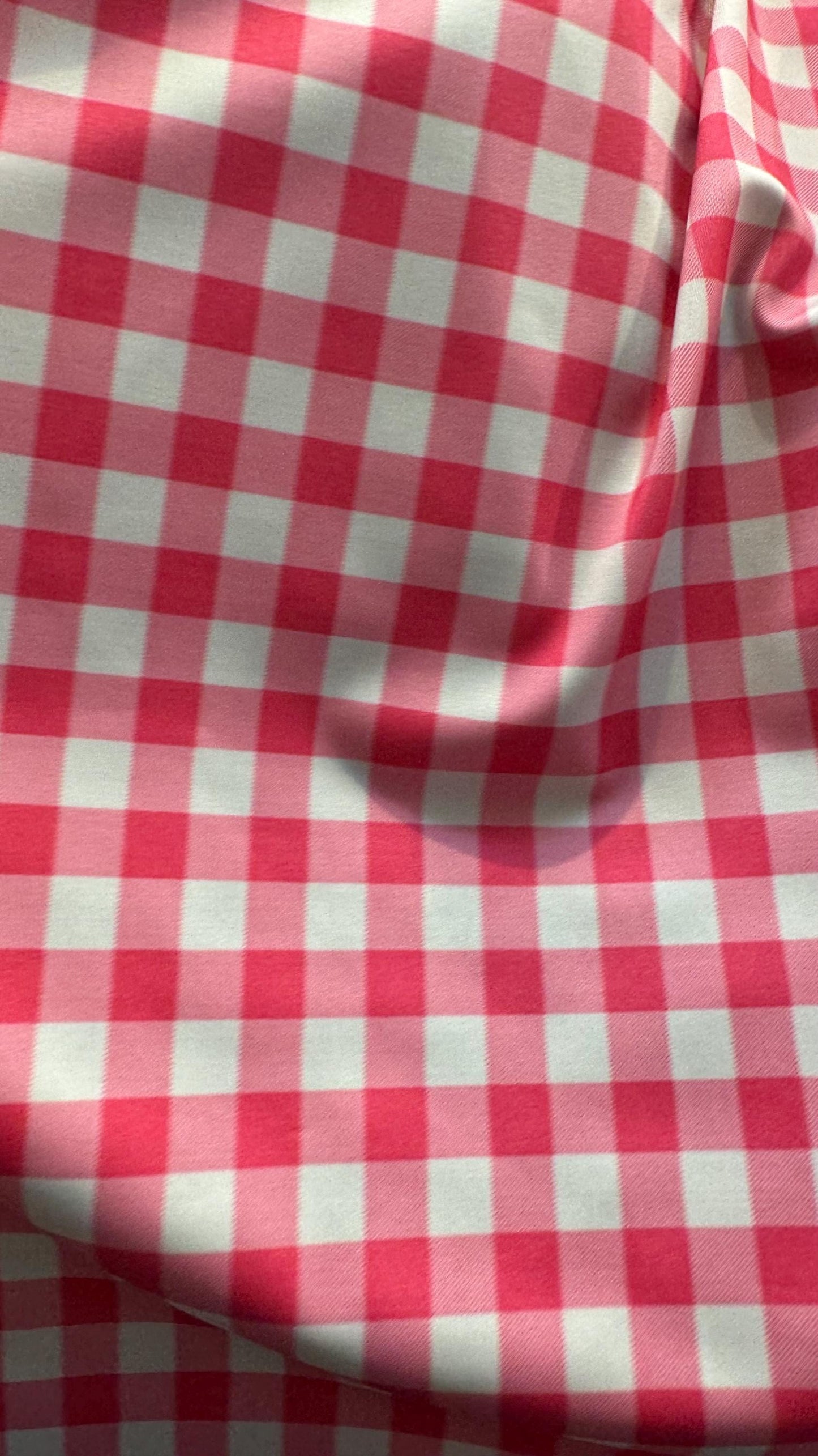 Nylon Spandex Plaid design 1/2”size  4way stretch 58/60”  Sold  by the yd. Ships worldwide from Los Angeles California USA.