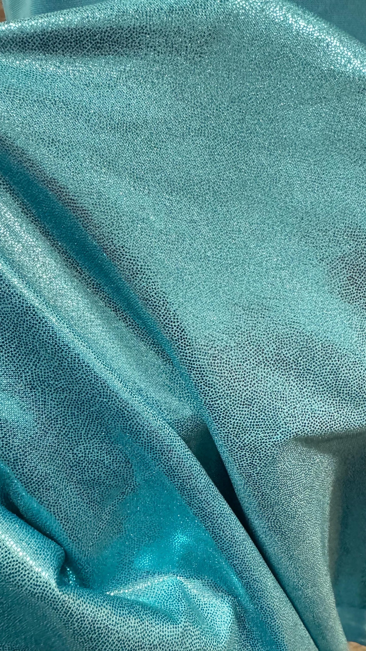 Foggy foil metallic poly spandex 2-way stretch 58/60” High quality fabrics by AlexLAFabrics