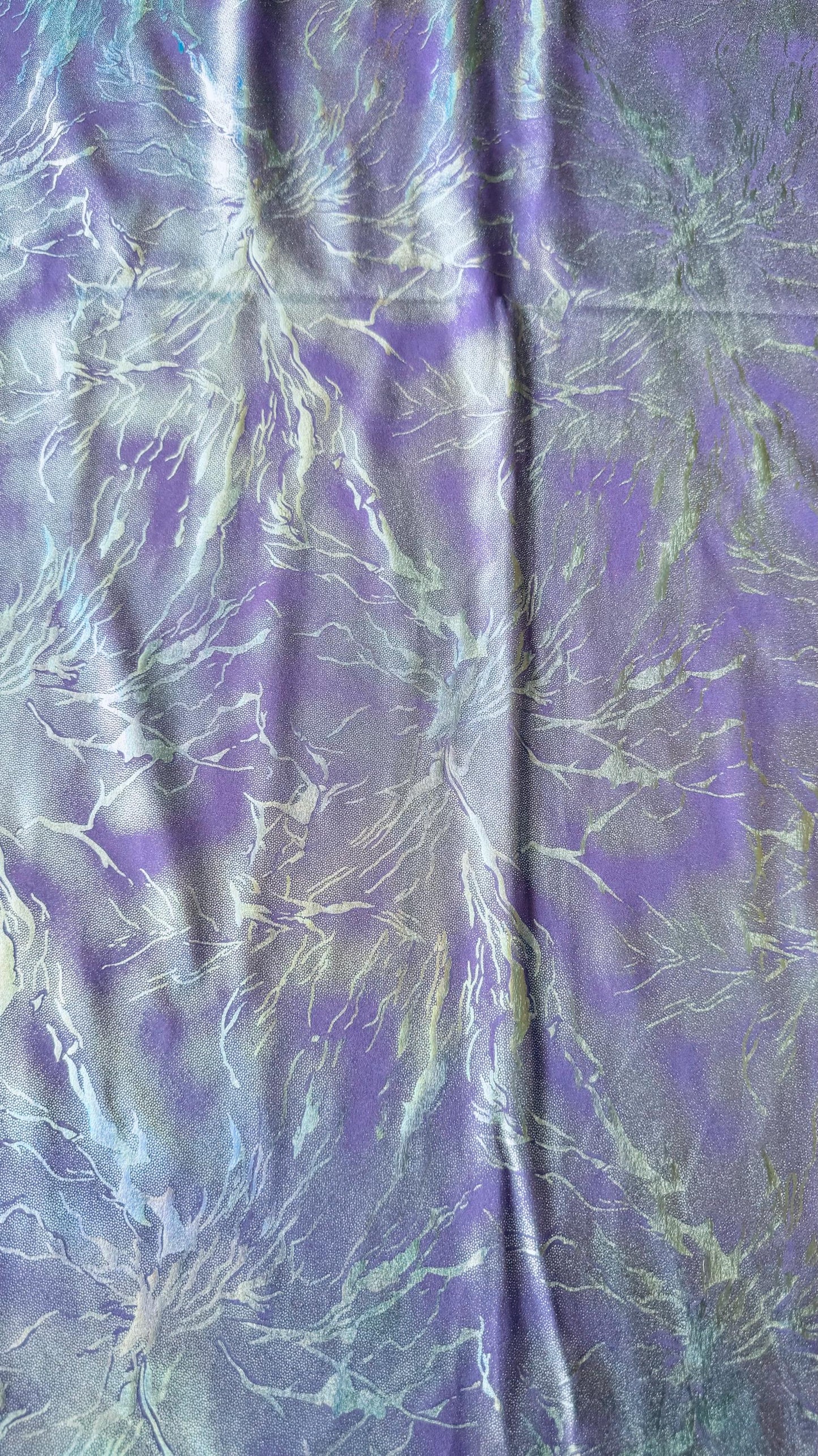 New Luxury Lightning Bolt Modern Abstract design hologram metallic nylon spandex 4-way stretch 58/60” Sold by the YD. Ships worldwide fromLA