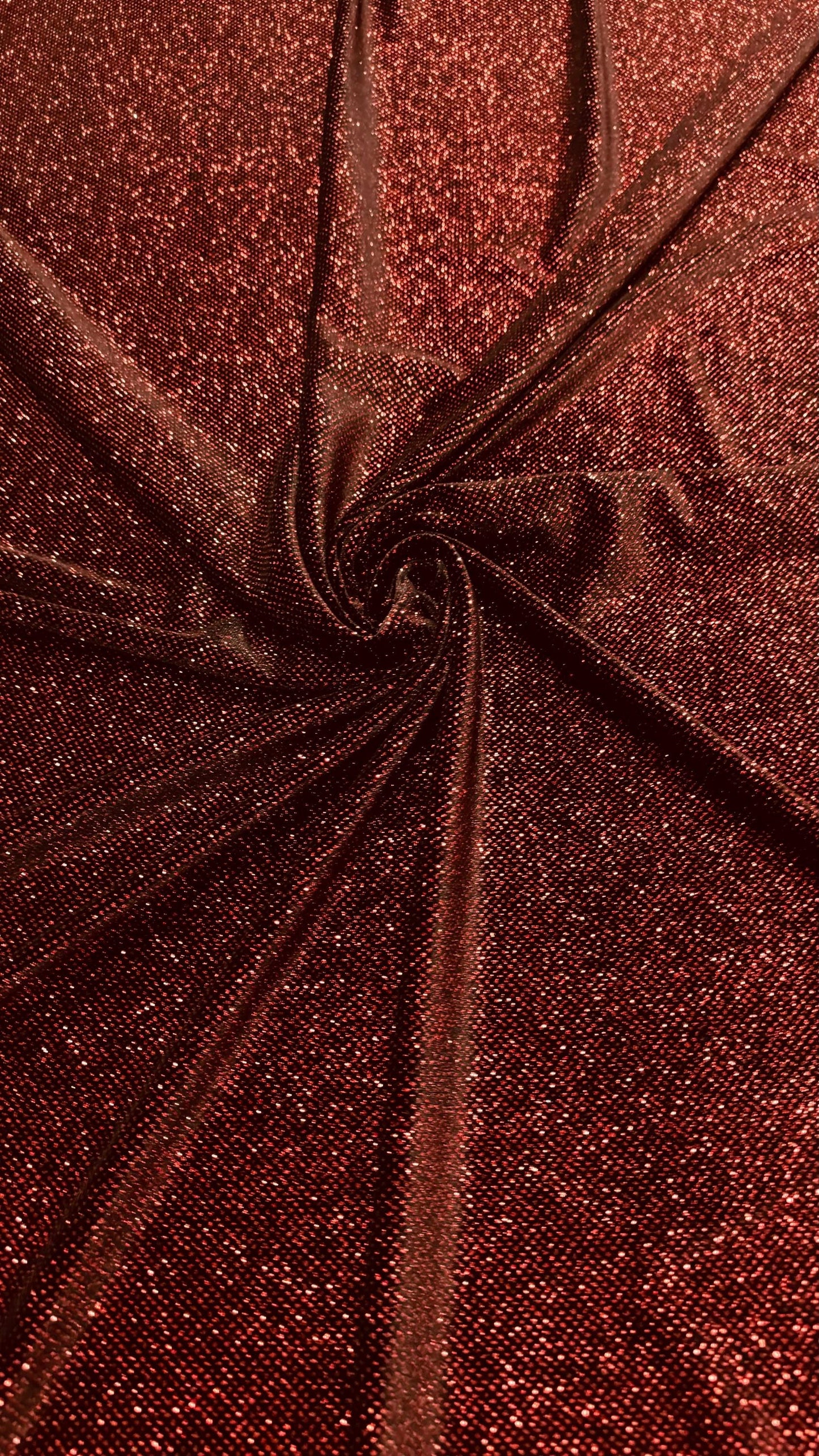 Stretch velvet with glitter black/red color heavy velvet 4way Stretch 58/60" Sold by the YD. Ships worldwide from Los Angeles California USA