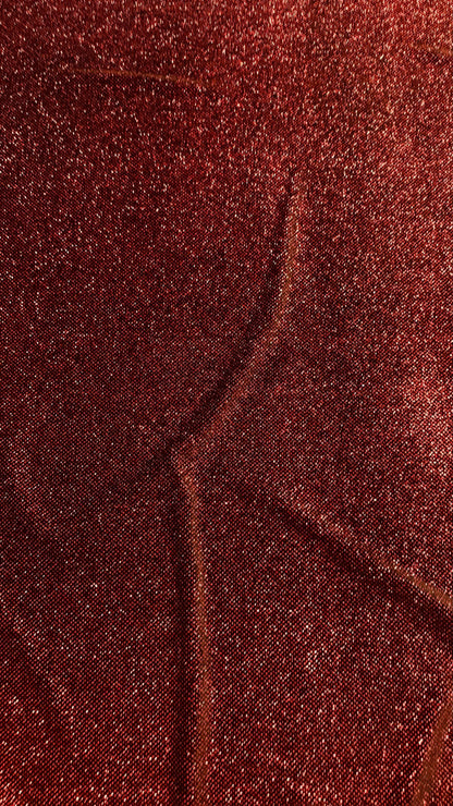 Stretch velvet with glitter black/red color heavy velvet 4way Stretch 58/60" Sold by the YD. Ships worldwide from Los Angeles California USA