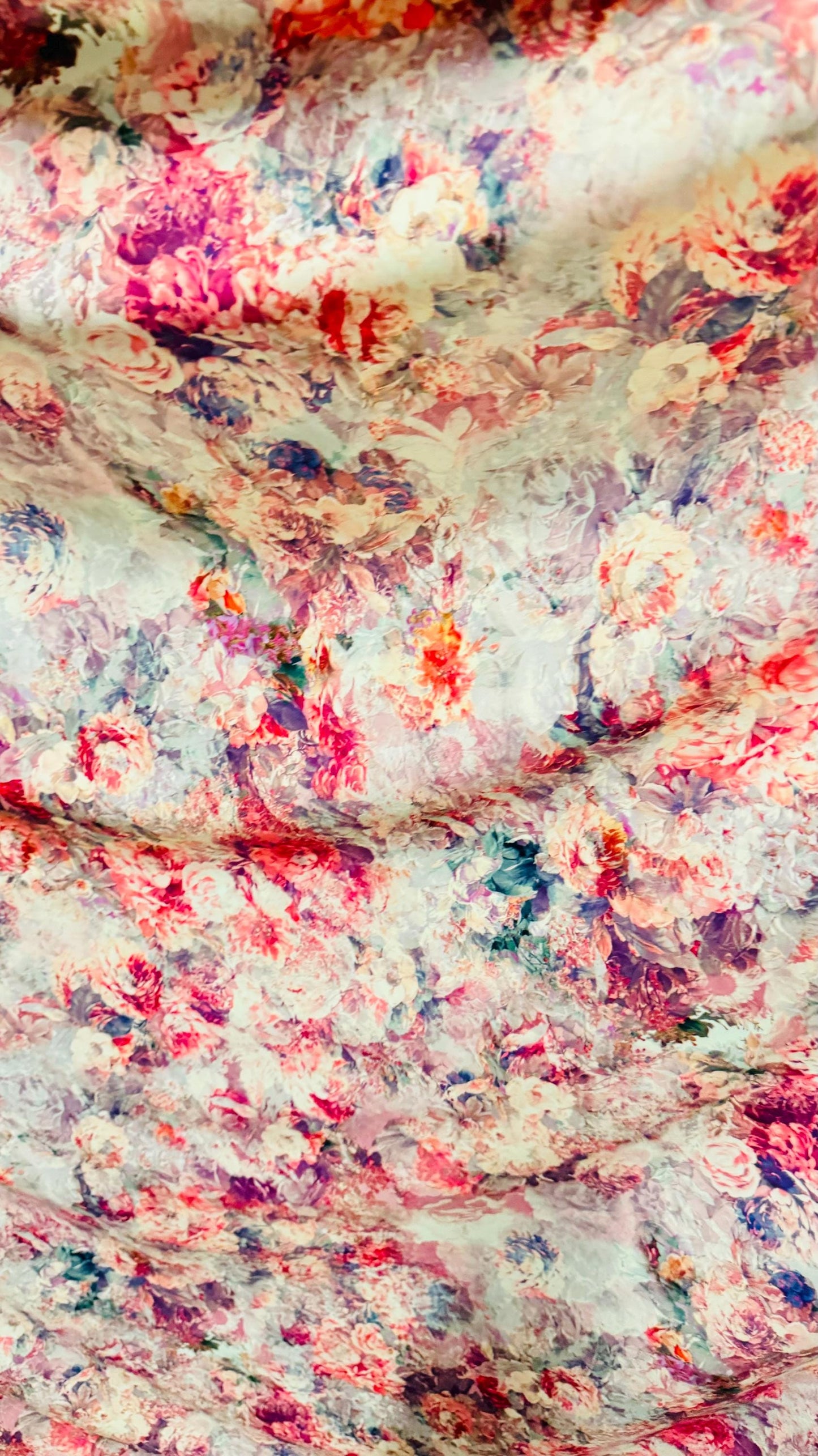 Romantic Flower design multicolor print on best quality of nylon spandex 4-way stretch 58/60” High Quality fabrics by AlexLAFabrics