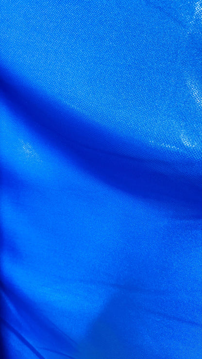 Sapphire metallic dots nylon spandex 4way stretch 58/60" Sold by the YD. Ships worldwide from Los Angeles California USA