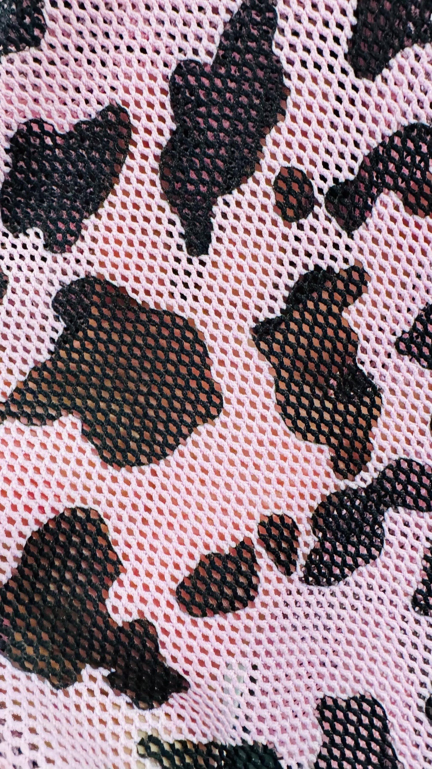 Cow Exotic design on fishnet poly spandex 2-way stretch 58/60” High quality fabrics by AlexLAFabrics