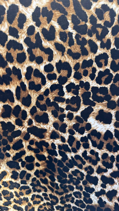 Cheetah Exotic design print on good quality stretch velvet 4way 58/60" Sold by the YD. Ships worldwide from Los Angeles California USA.