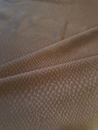 New king cobra design embossed nylon spandex 4-way stretch 58/60” Sold by the YD. Ships Worldwide from Los Angeles California US