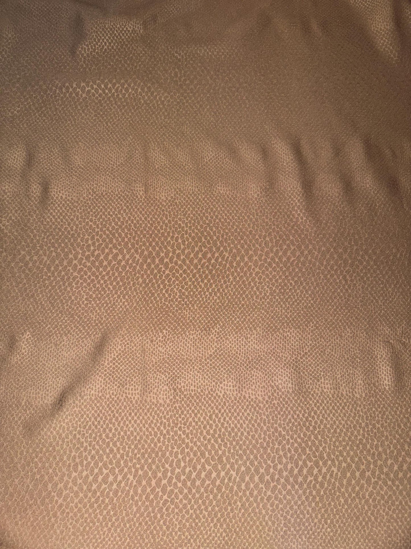 New king cobra design embossed nylon spandex 4-way stretch 58/60” Sold by the YD. Ships Worldwide from Los Angeles California US