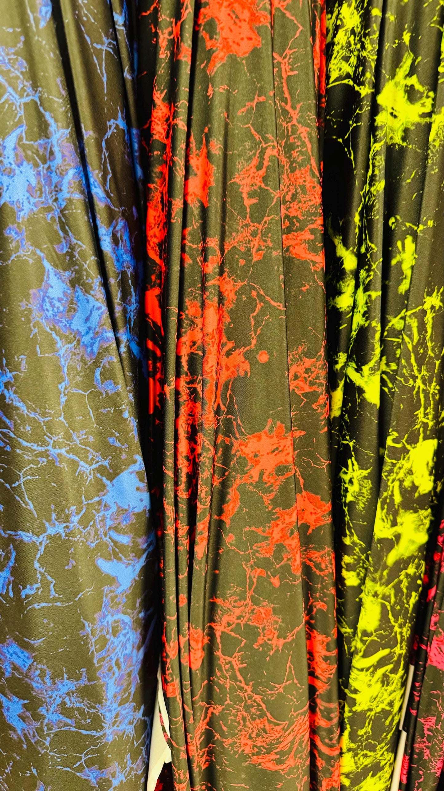 New abstract Marble design  print on nylon spandex 4-way stretch 58/60” Sold by the YD. Ships worldwide from Los Angeles California USA.