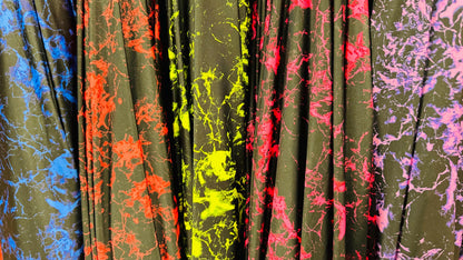 New abstract Marble design  print on nylon spandex 4-way stretch 58/60” Sold by the YD. Ships worldwide from Los Angeles California USA.