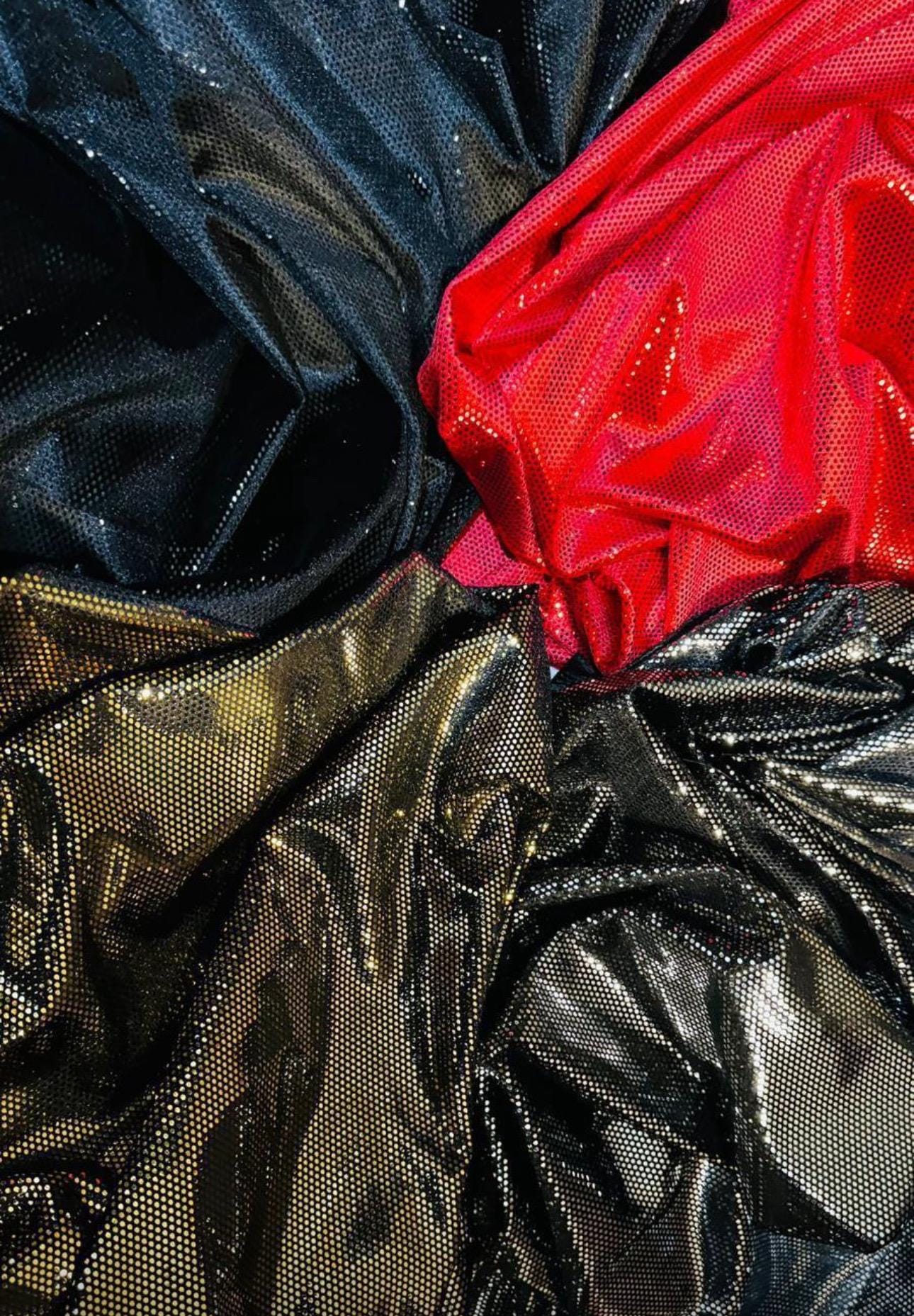 Luxury Dots design on best quality of stretch velvet 4-way stretch 58/60” High quality fabrics by AlexLAFabrics