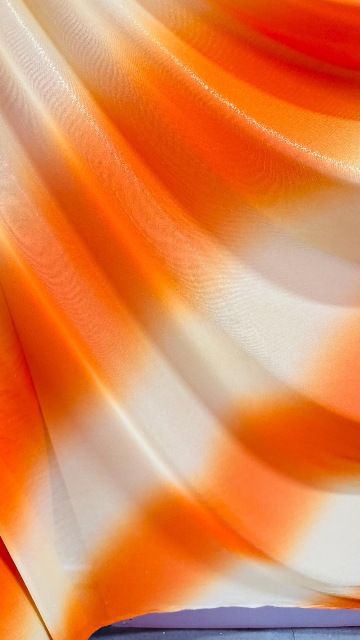 Ombré design 2tone All Over Foil matte jersey 2-way Stretch 58/60” Sold By The YD. Ships Worldwide From Los Angeles California USA.