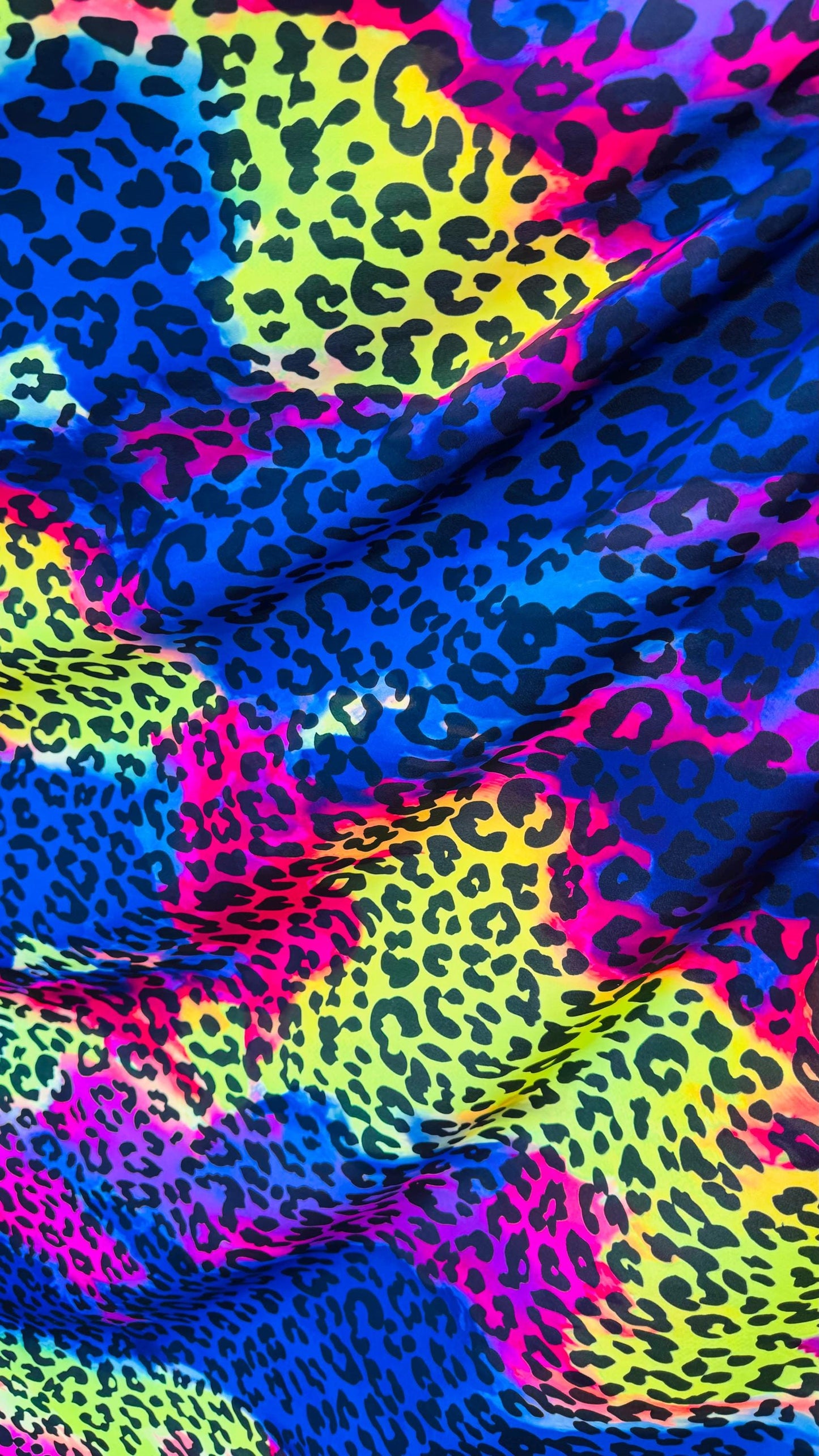 New leopard design Rainbow print on best quality of nylon spandex 4-way 58/60" Sold by the YD. Ships worldwide from Los Angeles California