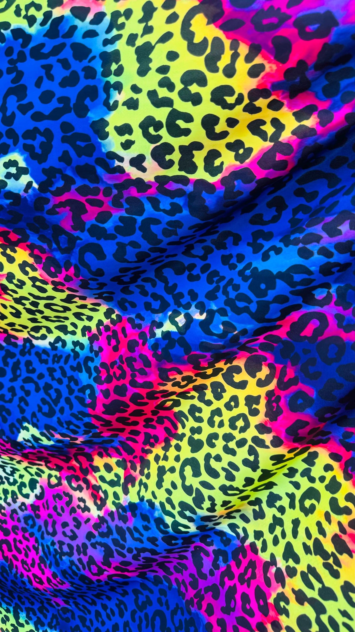 New leopard design Rainbow print on best quality of nylon spandex 4-way 58/60" Sold by the YD. Ships worldwide from Los Angeles California