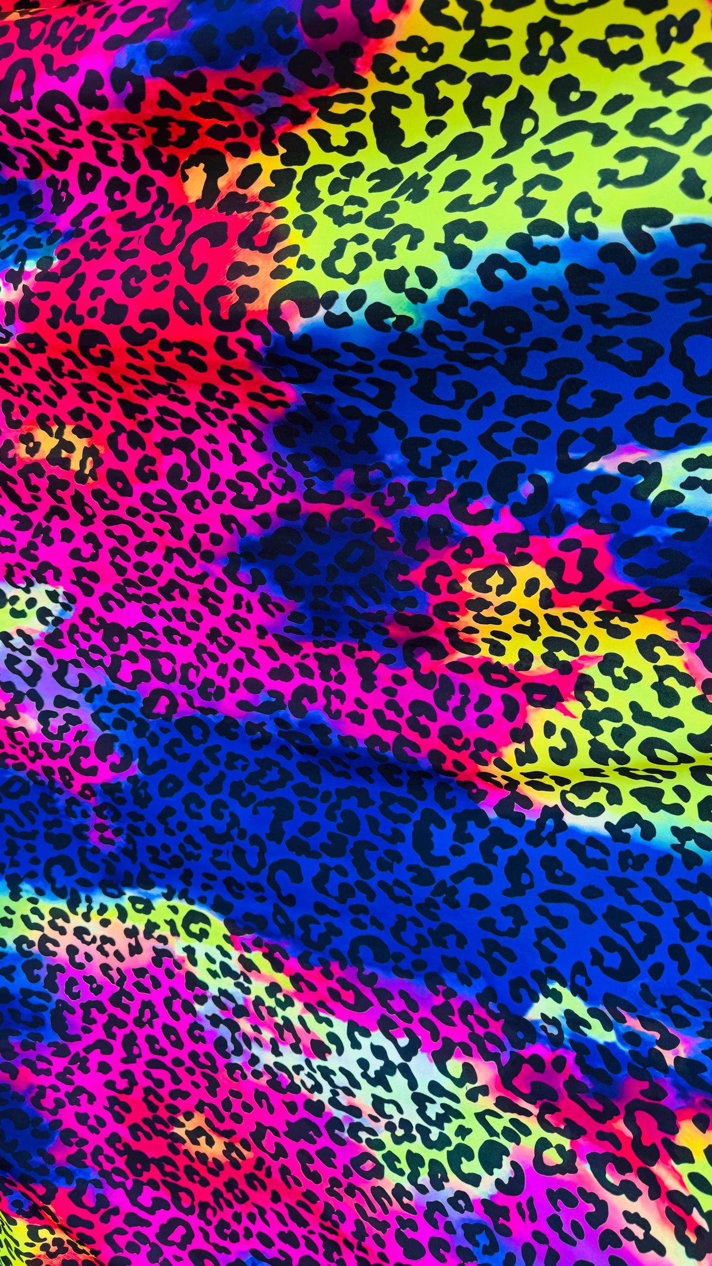 New leopard design Rainbow print on best quality of nylon spandex 4-way 58/60" Sold by the YD. Ships worldwide from Los Angeles California