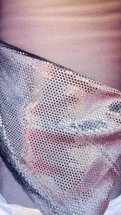 Luxury Dots design on best quality of stretch velvet 4-way stretch 58/60” High quality fabrics by AlexLAFabrics