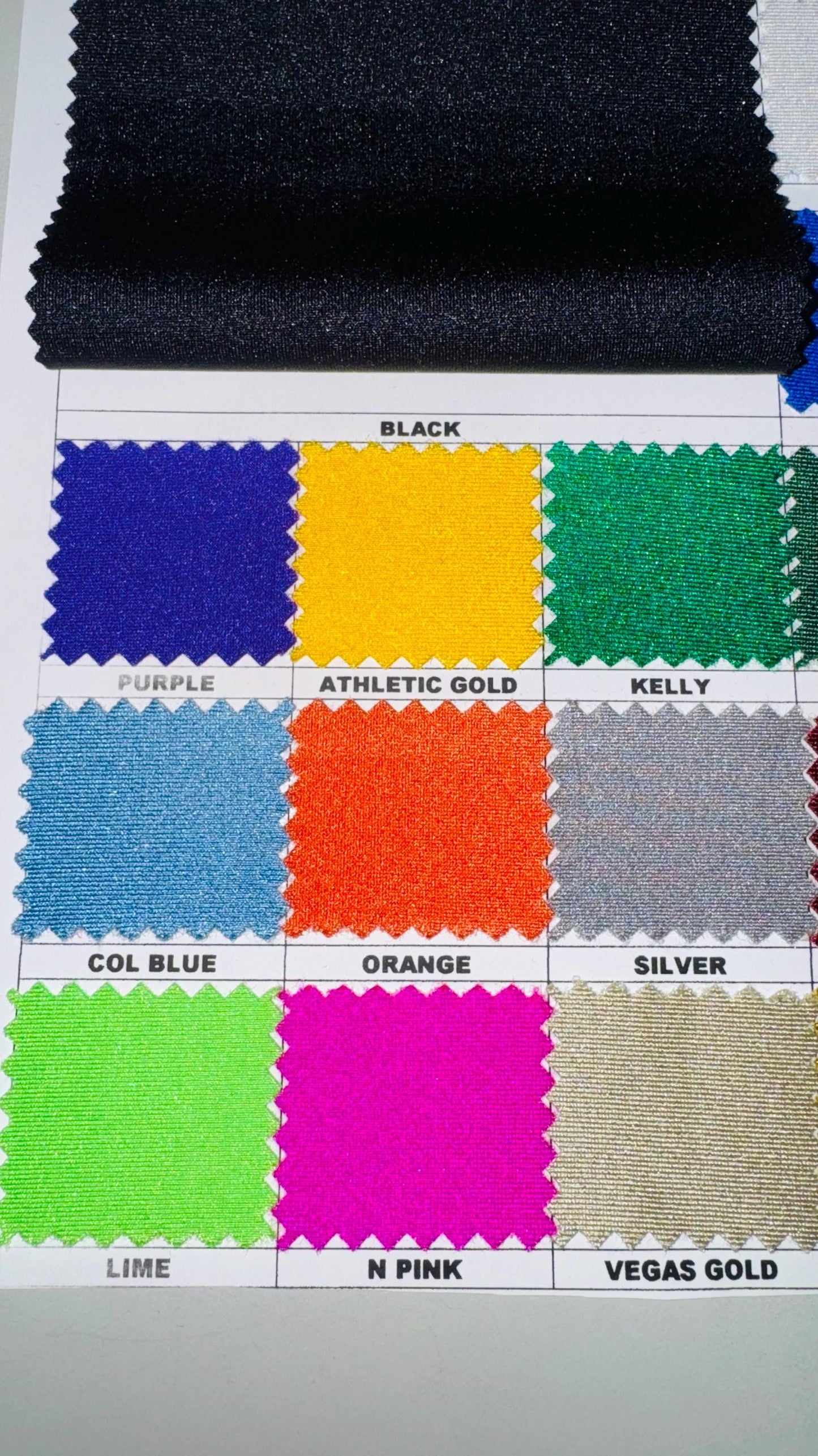 Jumbo Nylon Spandex High performance best quality Jumbo 4way stretch 58/60" Sold by the YD. Ships worldwide from Los Angeles California USA.