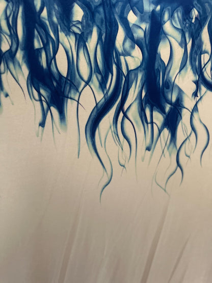 New fantastic flames design print on great quality of spandex velvet 4-way stretch 58/60” High quality fabrics by AlexLAFabric