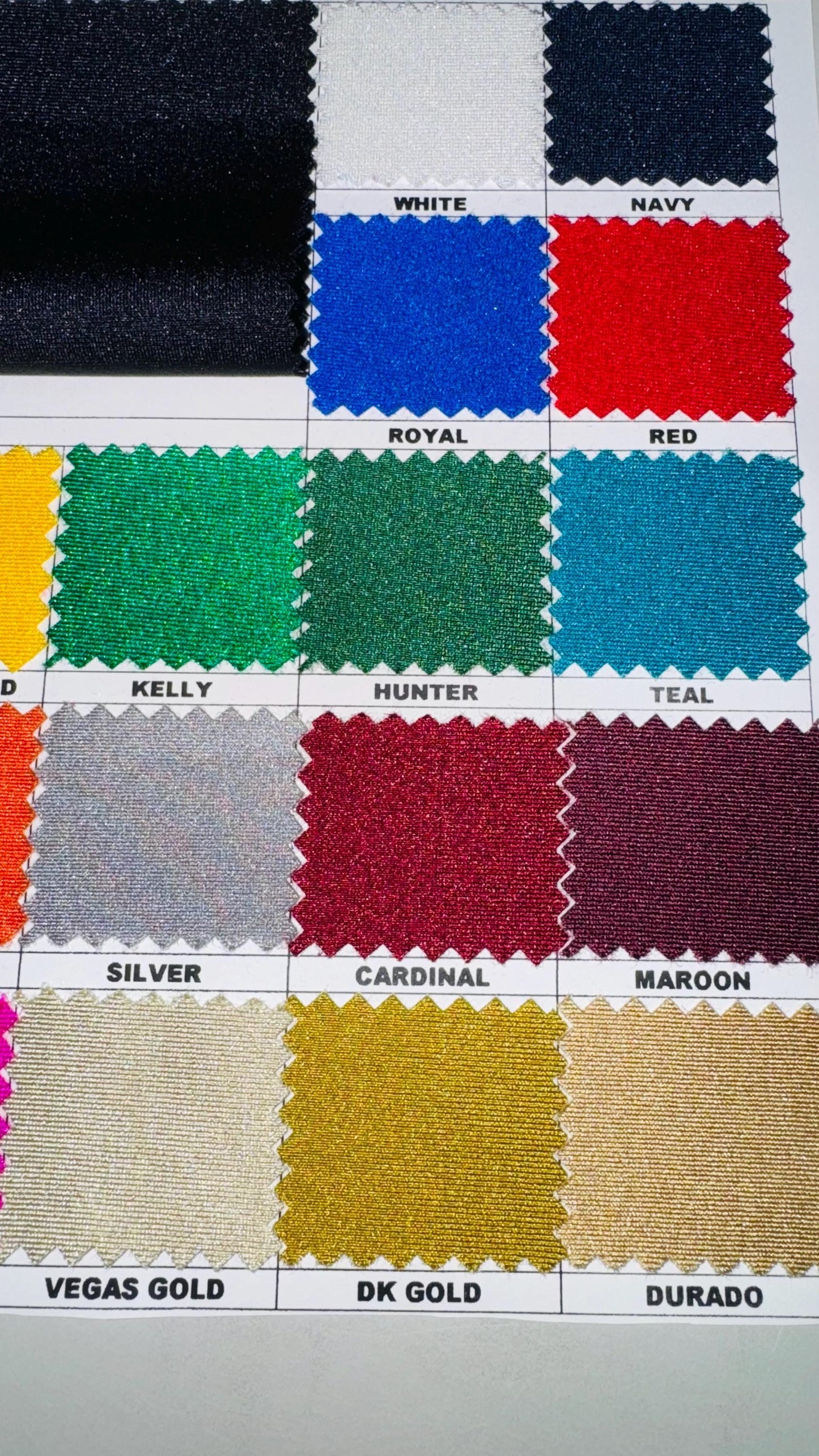 Jumbo Nylon Spandex High performance best quality Jumbo 4way stretch 58/60" Sold by the YD. Ships worldwide from Los Angeles California USA.