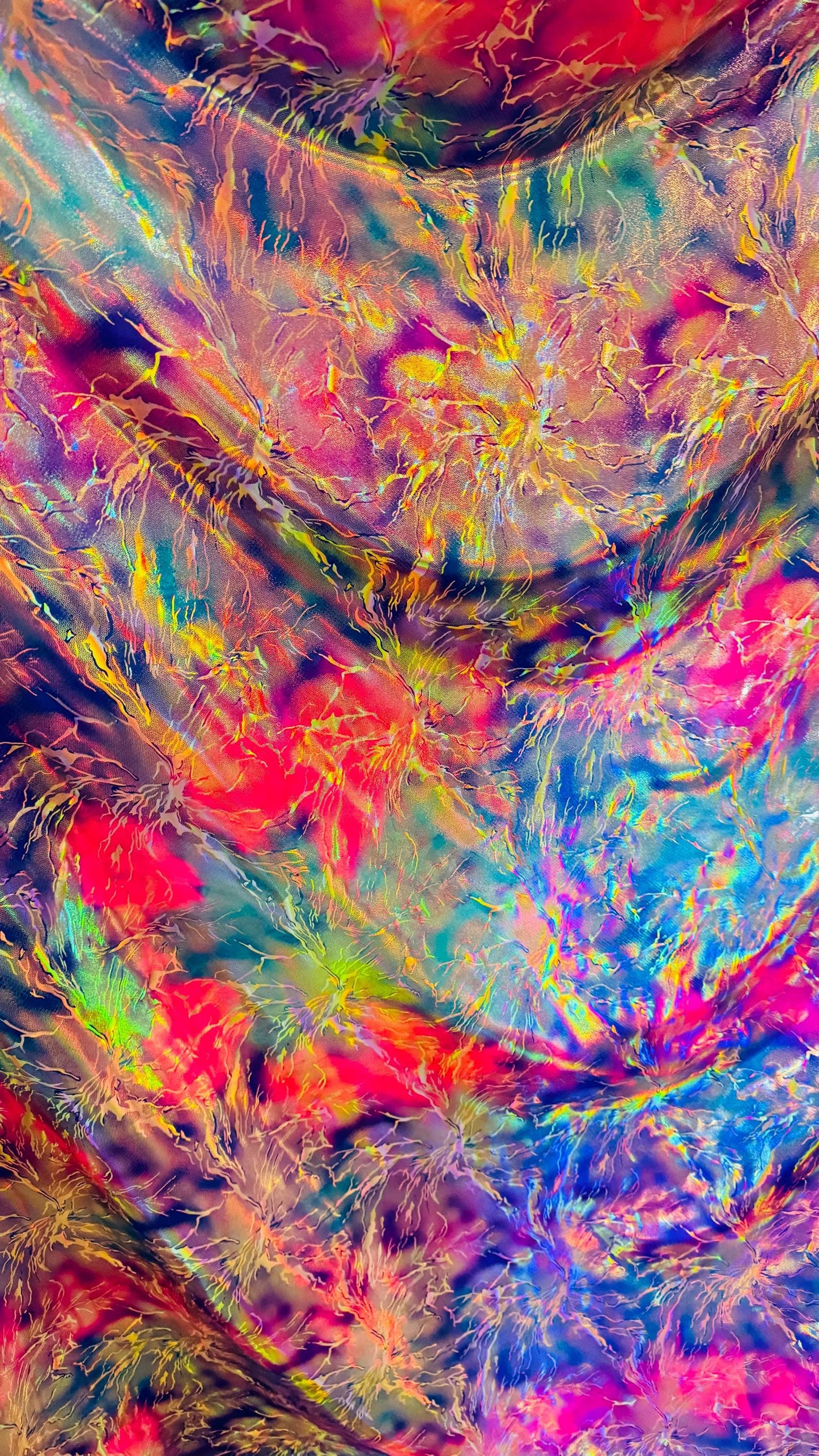 Thunder Lightning Luxury design print on great quality of nylon spandex  with foil 4-way spandex 4-way stretch 58/60” Sold by the YD.