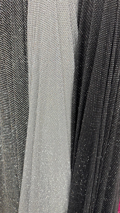 Jewel Stone Design Luxury rhinestone embroidered on best quality of nylon spandex power mesh 4-way stretch 58/60” High quality fabrics