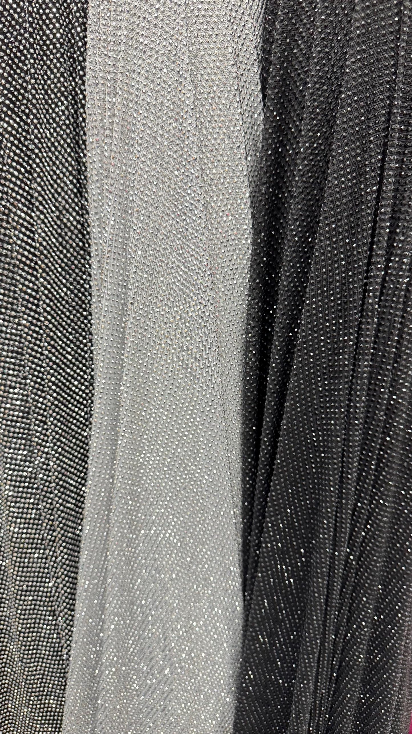 Jewel Stone Design Luxury rhinestone embroidered on best quality of nylon spandex power mesh 4-way stretch 58/60” High quality fabrics