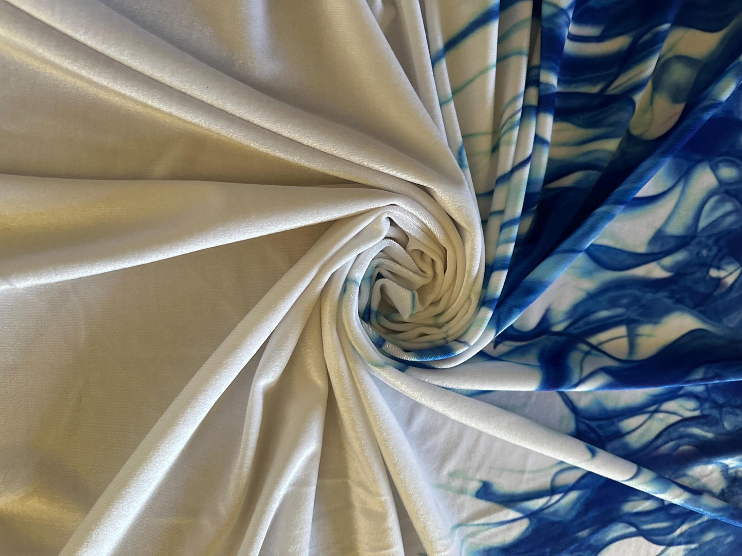 New fantastic flames design print on great quality of spandex velvet 4-way stretch 58/60” High quality fabrics by AlexLAFabric