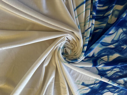 New fantastic flames design print on great quality of spandex velvet 4-way stretch 58/60” High quality fabrics by AlexLAFabric