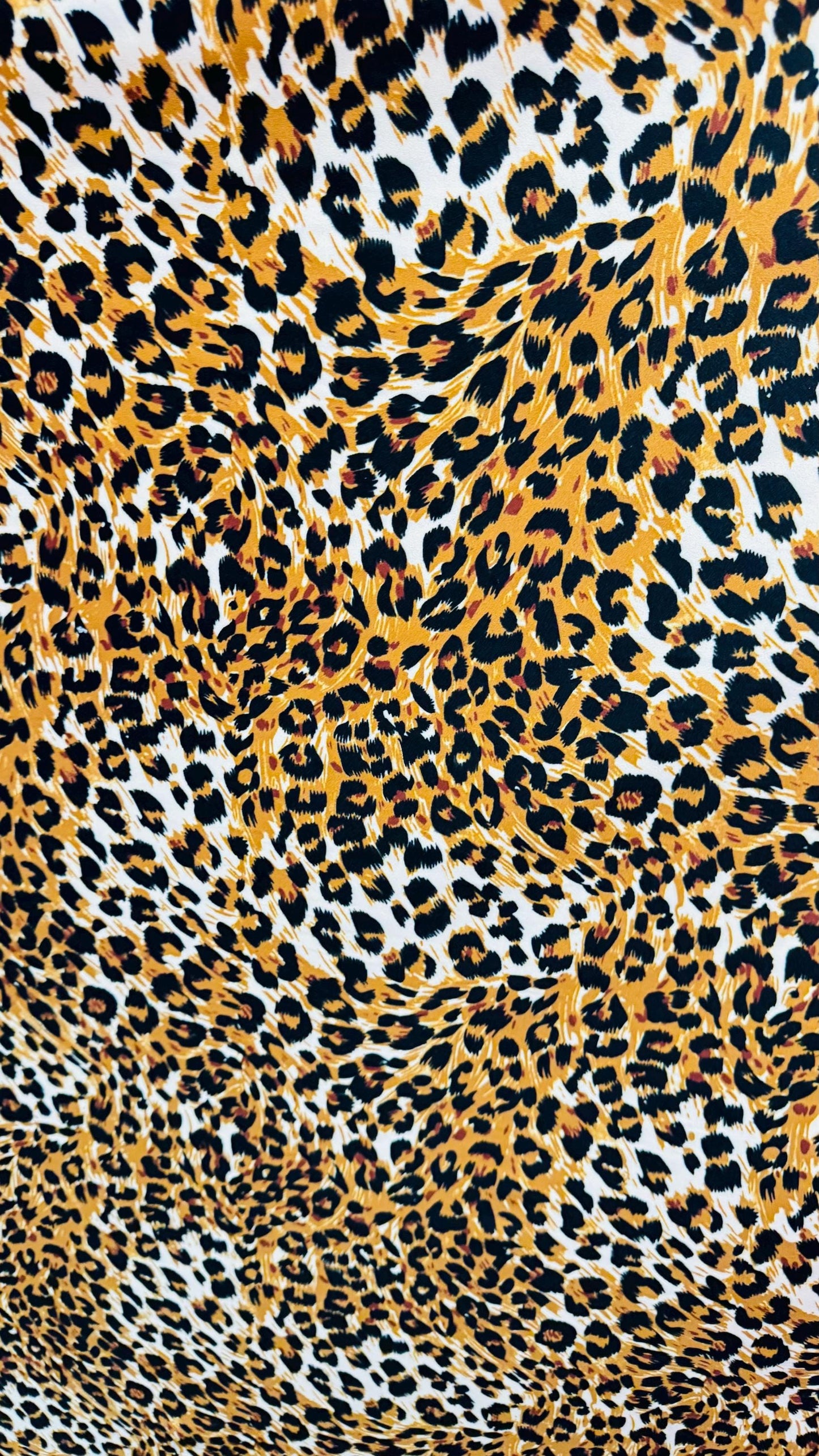 New Exotic cheetah design print on Nylon spandex 4-way stretch 58/60” Sold by the YD. Ships Worldwide from Los Ángeles California USA.