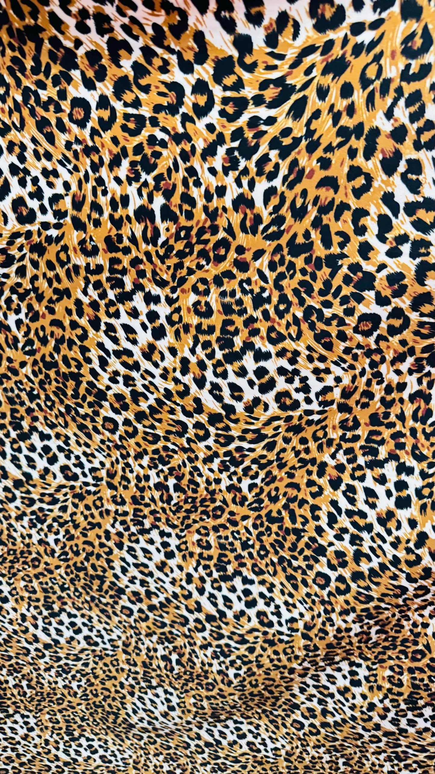 New Exotic cheetah design print on Nylon spandex 4-way stretch 58/60” Sold by the YD. Ships Worldwide from Los Ángeles California USA.