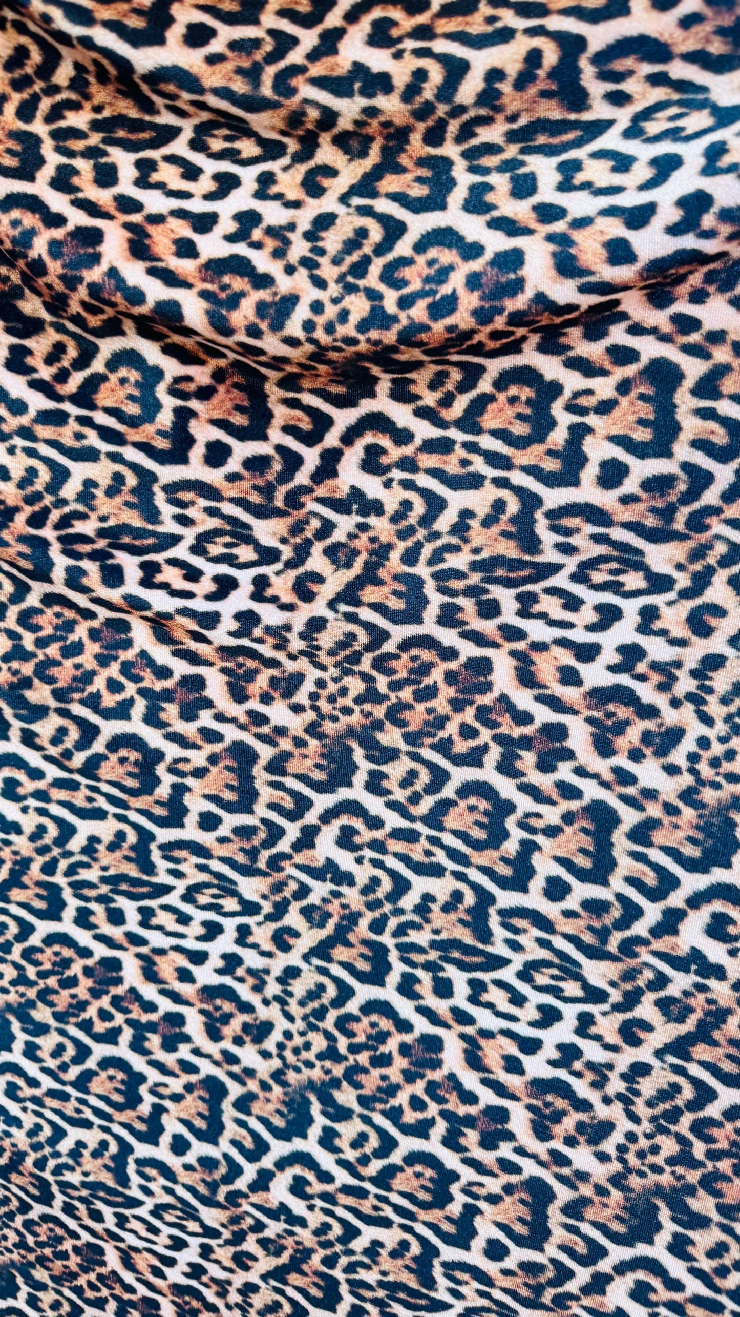 Jaguar design exotic animal Natural color print on great quality of stretch velvet 4-way 58/60” High quality fabrics by AlexLAFabrics