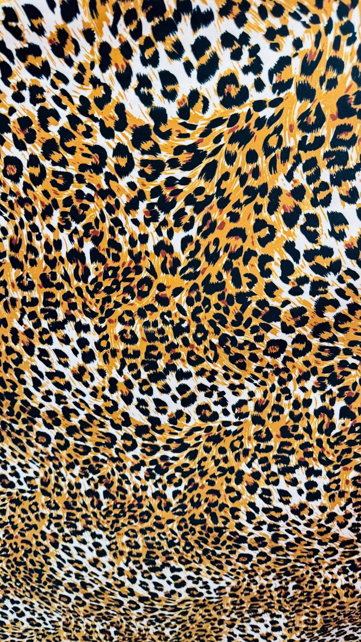 New Exotic cheetah design print on Nylon spandex 4-way stretch 58/60” Sold by the YD. Ships Worldwide from Los Ángeles California USA.
