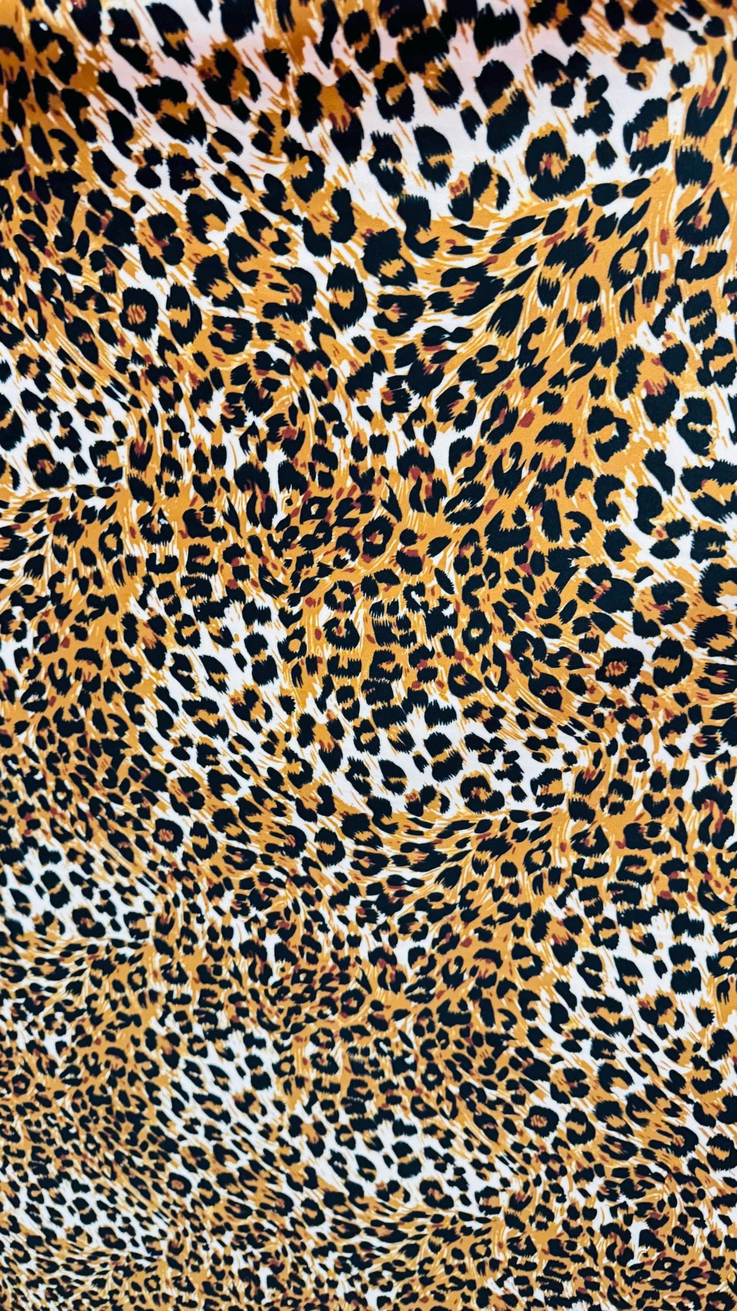 New Exotic cheetah design print on Nylon spandex 4-way stretch 58/60” Sold by the YD. Ships Worldwide from Los Ángeles California USA.