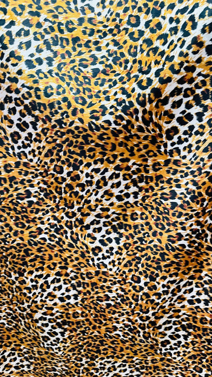New Cheetah design print on heavy Spandex velvet 4way stretch 58/60" Sold by the YD. Ships worldwide from Los Ángeles California USA.