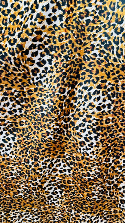 New Cheetah design print on heavy Spandex velvet 4way stretch 58/60" Sold by the YD. Ships worldwide from Los Ángeles California USA.