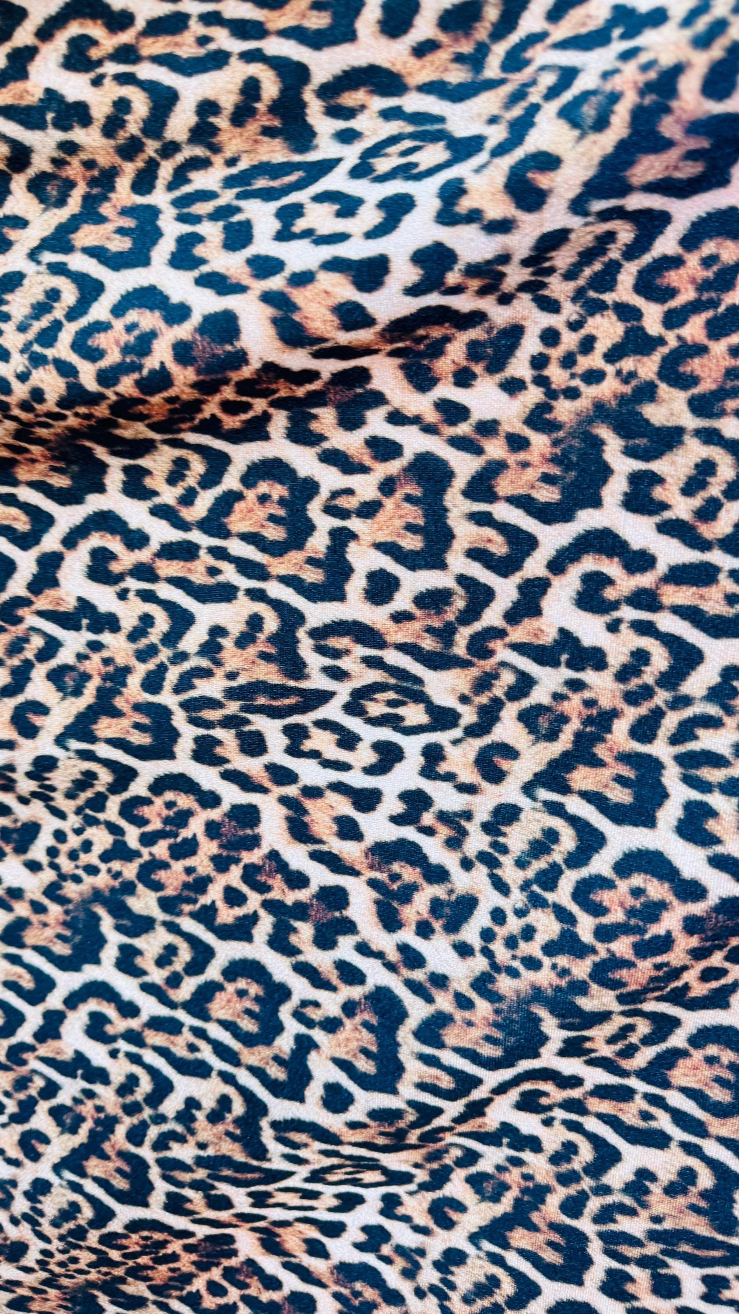 Jaguar design exotic animal Natural color print on great quality of stretch velvet 4-way 58/60” High quality fabrics by AlexLAFabrics