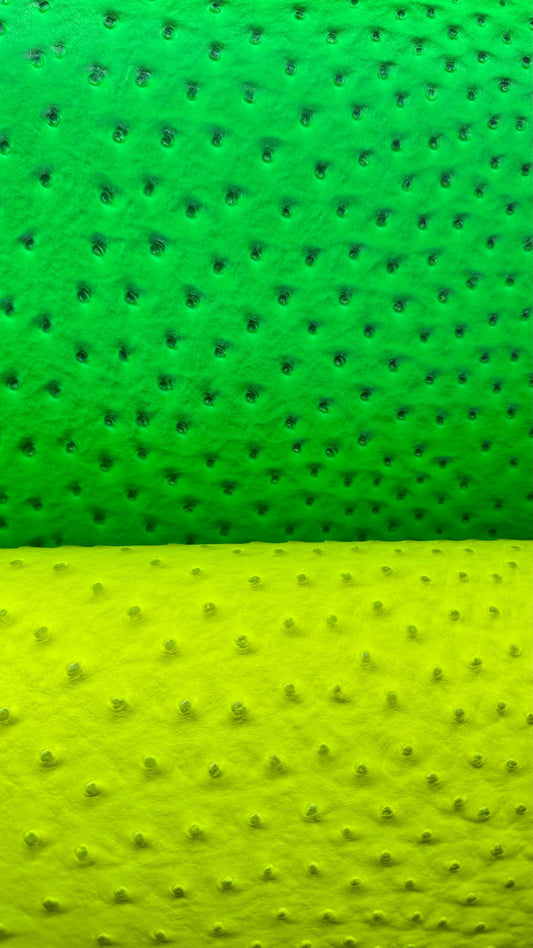 Ostrich design Fake Leather non stretch Best quality in the Market 58/60” Sold by the YD. Ships Worldwide from Los Angeles California USA.