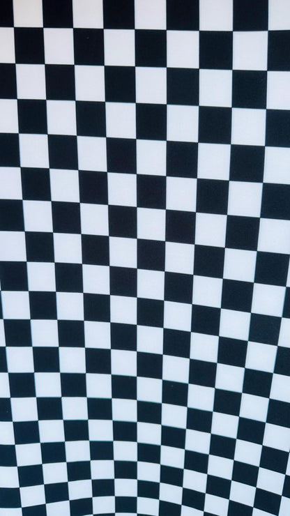 NEW Checkers and Harlequin design print on neoprene super techno 2-way stretch 58/60” Sold by the YD. Ships Worldwide from Los Angeles CA