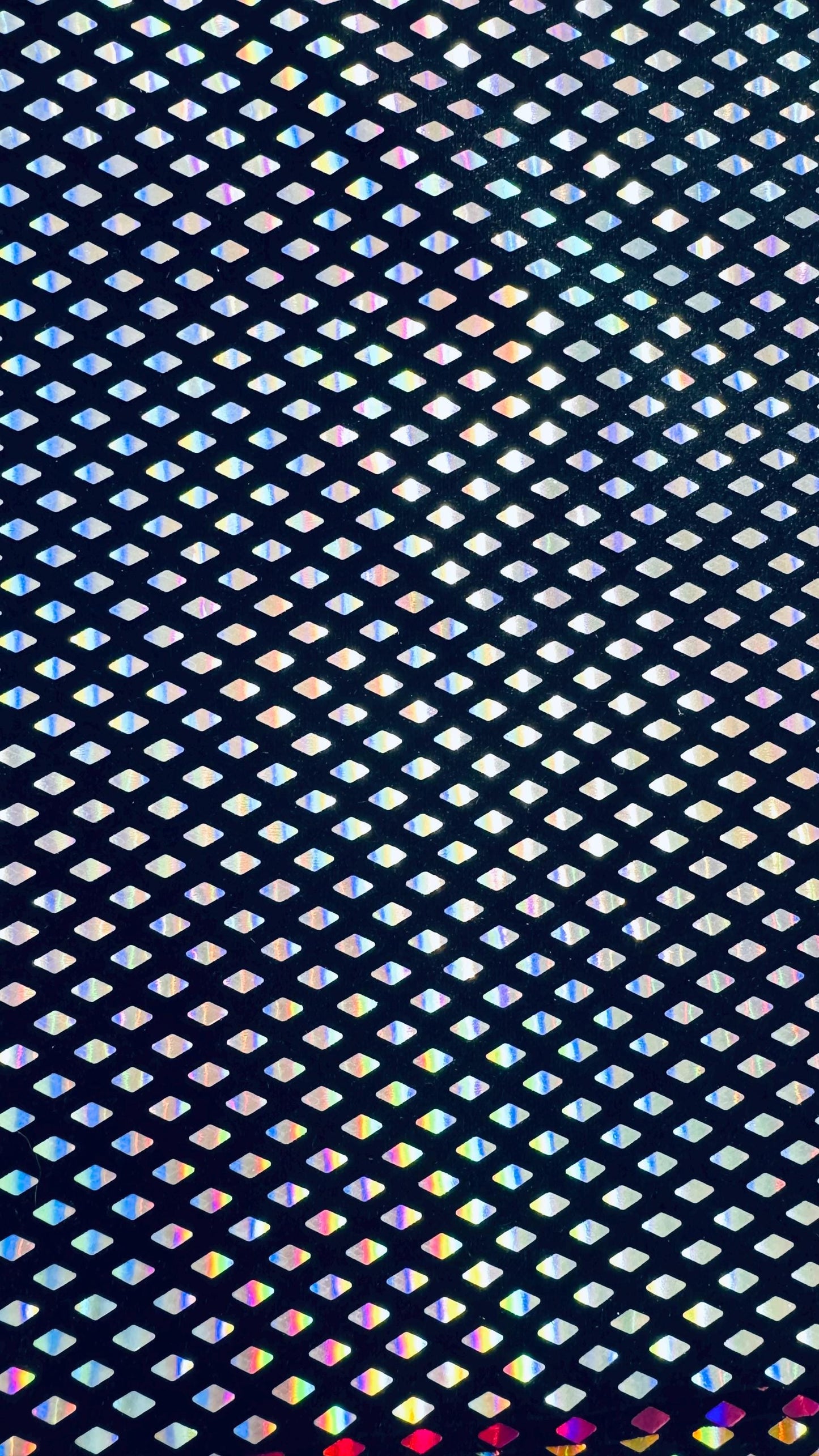 New Diamond design Iridescent sequins on Great quality of stretch Velvet  4-way stretch 58/60" Sold by the YD. Ships Worldwide From LA CA