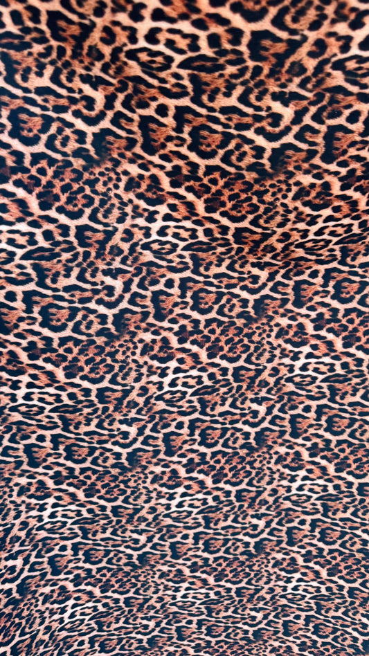 New Exotic Jaguar design print on neoprene super techno 2-way stretch 58/60” Sold by the YD. Ships Worldwide from Los Angeles California USA