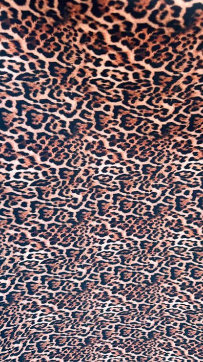 New Exotic Jaguar design print on neoprene super techno 2-way stretch 58/60” Sold by the YD. Ships Worldwide from Los Angeles California USA