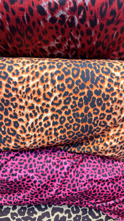 New Exotic Leopard Various designs on 4way stretch Nylon spandex 58/60" Sold by the YD. Ships worldwide from Los Angeles California USA