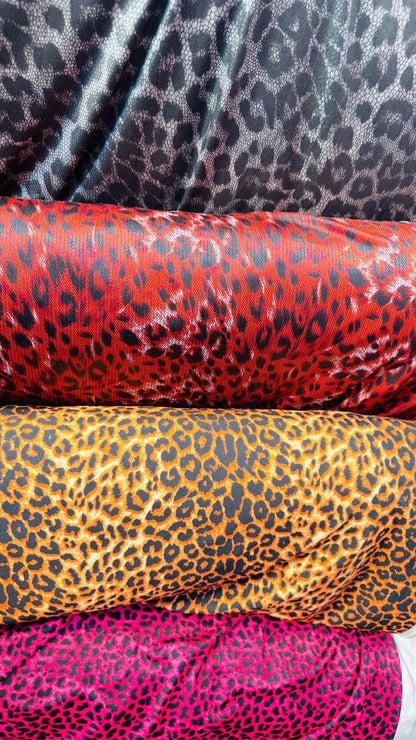New Exotic Leopard Various designs on 4way stretch Nylon spandex 58/60" Sold by the YD. Ships worldwide from Los Angeles California USA