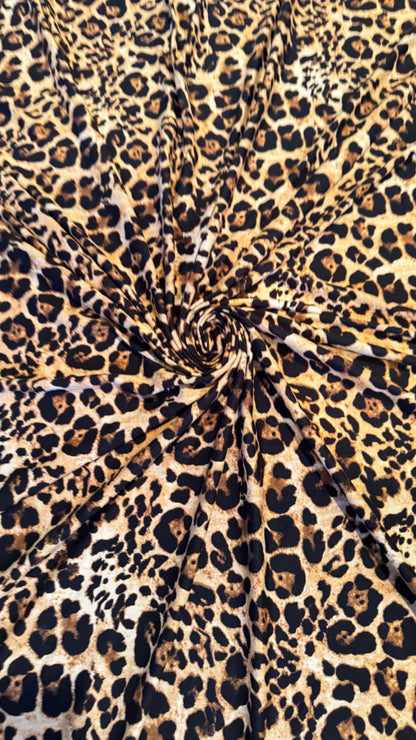 Jaguar Design Exotic animal print on best quality of poly spandex  4-way stretch 58/60” Sold by the YD. Ships Worldwide from Los Angeles CA